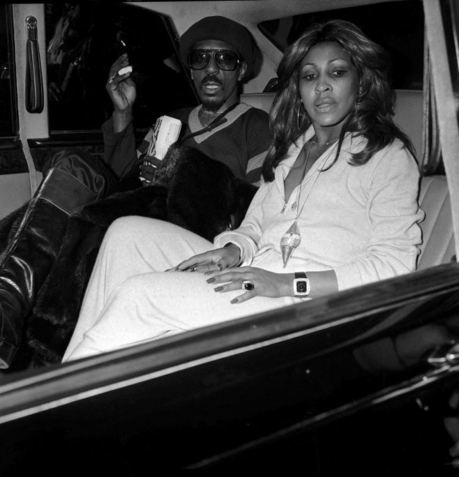 Tina Turner et son époux en 1975