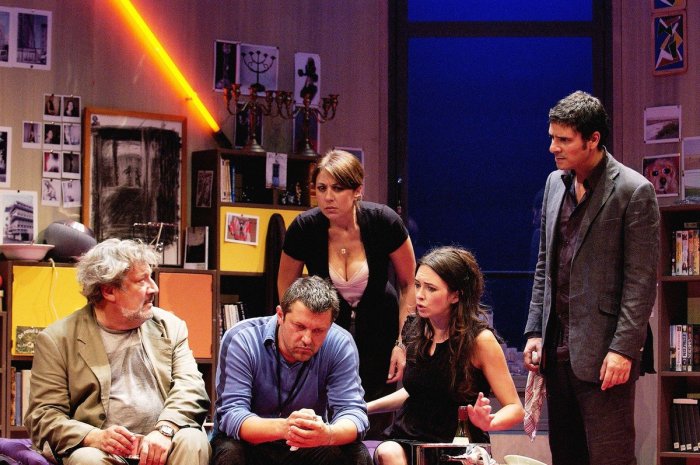 En 2005 sur scène pour la pièce "Le Prénom"