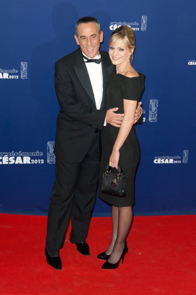 Thierry Ardisson et Audrey Crespo-Mara aux César en 2012