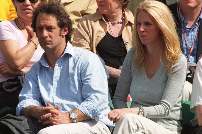 Sandrine Kiberlain et Vincent Lindon à Roland Garros en 2000