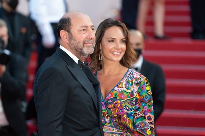 Kad Merad et Julia Vignali au Festival de Cannes en 2021
