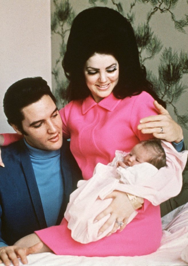 Elvis Presley et sa fille
