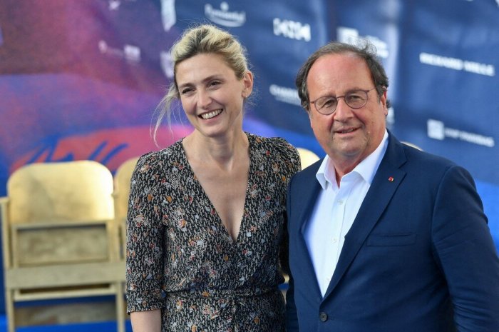 Julie Gayet et François Hollande sur le tapis rouge
