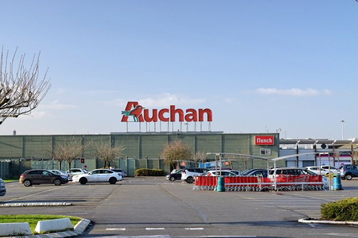 Auchan supermarchés - panier moyen : 101,5 €