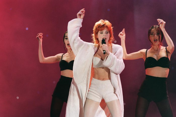 La chanteuse en concert à Monaco, en 1993, lors du World Music Award