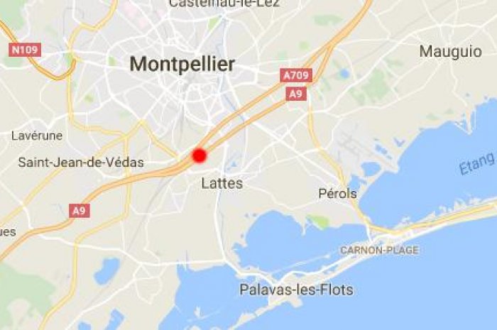 Le radar dans l'Hérault, sur l'autoroute A9 dans le sens Nîmes - Béziers : 159 520 flashs
