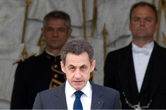 Nicolas Sarkozy à la fin de son mandat en 2012