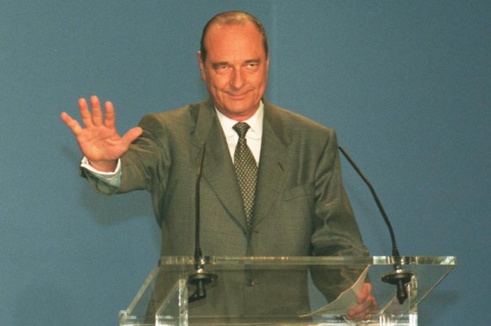 Jacques Chirac, élu président de la République en 1995