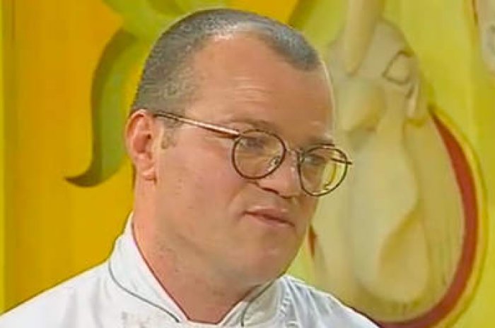 Le chef cuisinier Philippe Etchebest en 1996