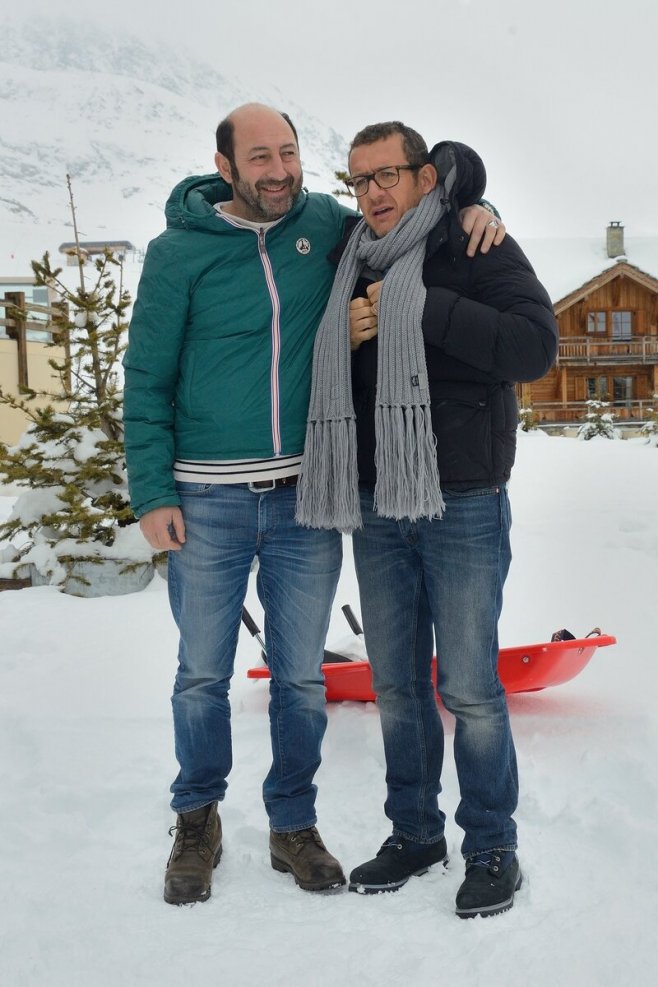 Dany Boon et Kad Merad à l'Alpe d'Huez en 2014 