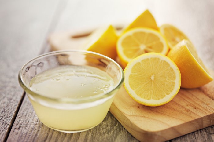 3. Le jus de citron 