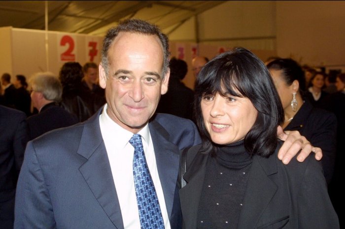 Sylvain Augier avec sa femme Carol en 2001