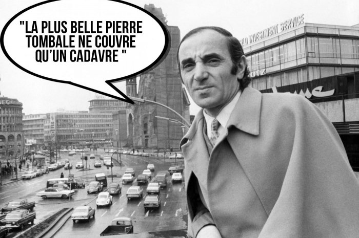 Charles Aznavour, philisophe sur la vie... et la mort