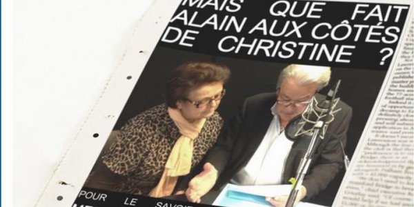 Alain Delon soutient Christine Boutin pour les européennes