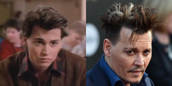 L’incroyable métamorphose de Johnny Depp au cours des années