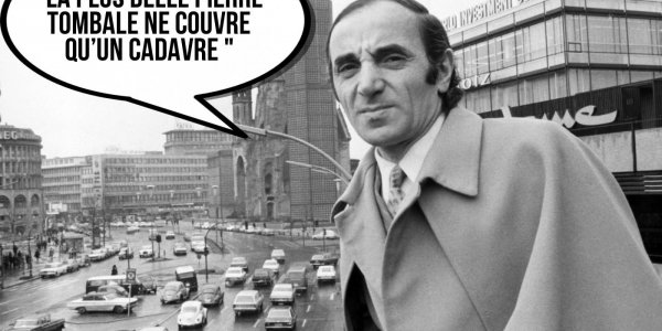 Neuf citations marquantes de Charles Aznavour 