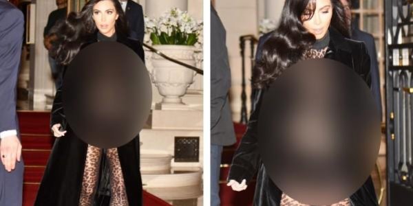Photos : la tenue très transparente de Kim Kardashian 
