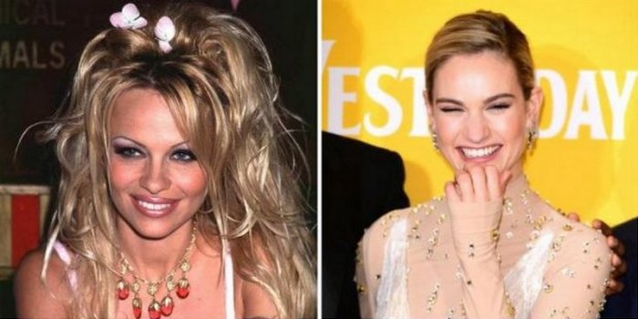 Lily James dans la peau de Pamela Anderson : saurez-vous les diff&eacute;rencier en photos ?