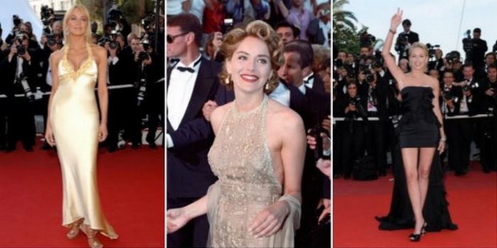 Sharon Stone au Festival de Cannes : d&eacute;couvrez ses tenues les plus sensuelles sur la Croisette