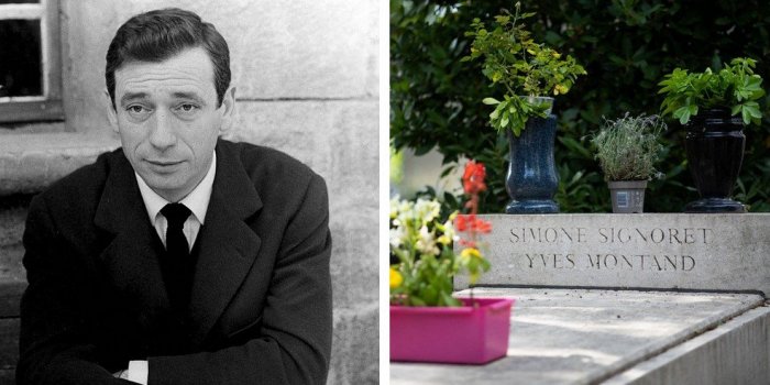 Tombe d'Yves Montand : &agrave; quoi ressemble-t-elle ? 