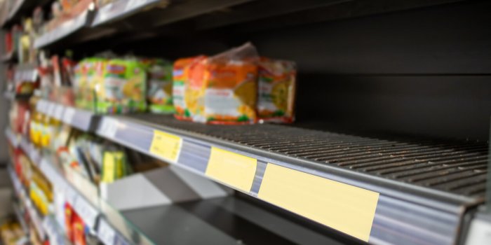 Ruptures de stock au supermarch&eacute; : les marques de distributeurs manquent